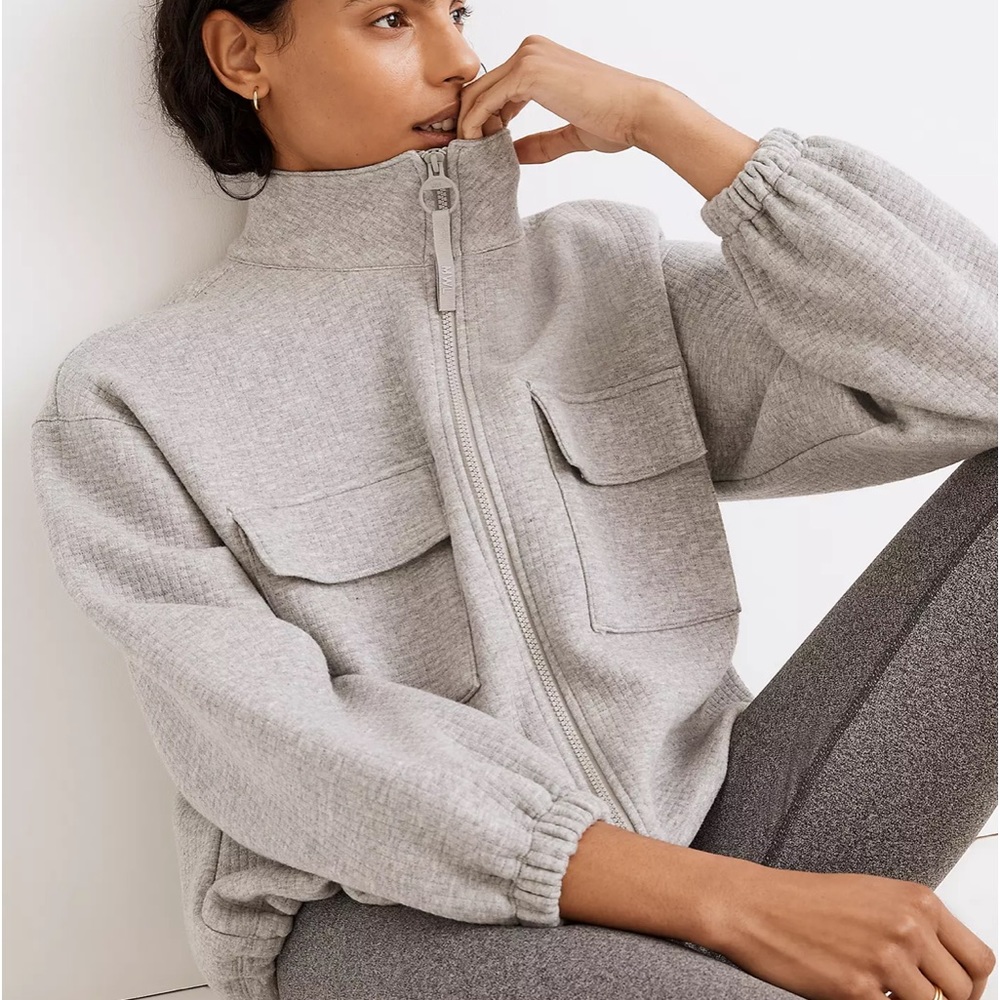 MWL Quilted Jacquard Zip Jacket